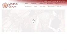 Tablet Screenshot of modernqipao.com